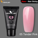 45g VENALISA Poly Gel Kits French Nail Art Clear