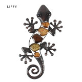 Home Decor Metal Gecko Wall for Garden Decoration Outdoor