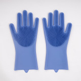 Magic Silicone Dish Washing Scrubber Gloves