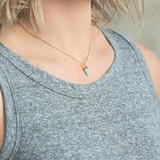 Spike Amazonite Silver