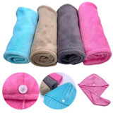 Magic Microfiber Hair Fast Drying Dryer Towel Bath Wrap Hat Quick Cap Turban Dry