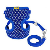 Adjustable Comfort Dog Collar With Running Traction Rope Dog Harness Vest