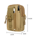 Military Tactical Outdoor Molle Waist Pouch Military Tactical Outdoor Molle Waist Pouch