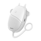 Baseus Hand Warmer USB Rechargeable Mini Electric Portable Handy Heater Pad Cute Pocket Handwarmer with Lamp 1800mAh