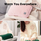 Niye Hand Warmer USB Electric Heated Pad Portable Graphene Heat Pillow Warmer Heater Handwarmers Therapy Pain Relief For Winter