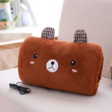 USB electric heating hand warmer cartoon hand warmer pad girl warm baby warm hand plush pillow warm hand pillow