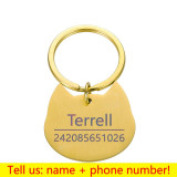 Personalized Cat Dog Pet ID Tag Keychain Engraved Pet ID Name for Cat Puppy Dog Collar Tag Pendant Keyring Bone Pet Accessories Personalized Cat Dog Pet ID Tag Keychain Engraved Pet ID Name for Cat Puppy Dog Collar Tag Pendant Keyring Bone Pet Accessories