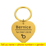 Personalized Cat Dog Pet ID Tag Keychain Engraved Pet ID Name for Cat Puppy Dog Collar Tag Pendant Keyring Bone Pet Accessories Personalized Cat Dog Pet ID Tag Keychain Engraved Pet ID Name for Cat Puppy Dog Collar Tag Pendant Keyring Bone Pet Accessories