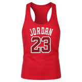 Men's Clothing Jordan 23 Men's Vest Cotton Print Fitness Tank Tops sleeveless shirt