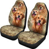 Golden Retriever Car Seat Covers (Set of 2)