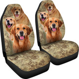 Golden Retriever Car Seat Covers (Set of 2)