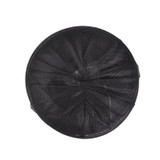 Fishing Net Nylon Wired 5 Layers Mesh 1.5m Folding Stake Hand Tackle Fish Trap Cage Crab Crawdad Shrimp Creel Collapsible Black