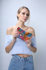 Colorful Mandala Flower Big Case