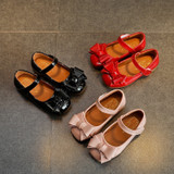 Girls Shoes For Children Leather Princess Shoes With Bow Spring Kids Baby Fashion Peas Shoes In Party School Shoes Sneakers Girls Shoes For Children Leather Princess Shoes With Bow Spring Kids Baby Fashion Peas Shoes In Party School Shoes Sneakers
