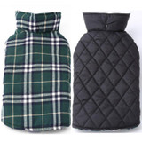 Waterproof Reversible Dog Plaid Jacket
