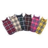 Waterproof Reversible Dog Plaid Jacket