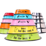 Portable Travel Stainless Steel Bowl For Feeder
