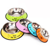 Portable Travel Stainless Steel Bowl For Feeder