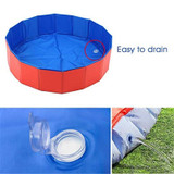 Hot Sale Outdoor/Indoor Pool Folding Dog Pool with Drain Plug