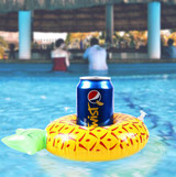 Summer 2018 Mini Drink Floating Swim Ring Beach Water Pool Party Toys Drink Cup Holders Inflatable Pool Coasters Swan Flamingo