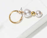 Pearl hoop Earring