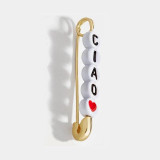 Ciao Safety Pin Earring