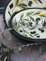 Handpainted Olive Bowl