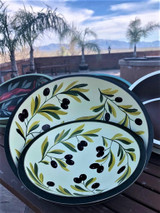 Handpainted Olive Bowl
