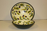 Handpainted Olive Bowl