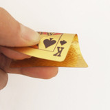 24K Gold Playing Cards Poker Game Deck Gold Foil