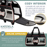 PawPals Luxury Wheeled Pet Carrier