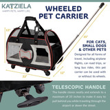 PawPals Luxury Wheeled Pet Carrier