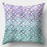 Mermaid Geometric Decorative Cushion Cover Pillow Pillowcase Polyester 45*45 Throw Pillows Home Decor Pillowcover 40845