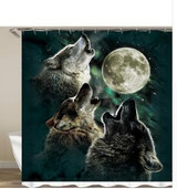 Bathroom Decor 3D Print Customized Animal Beast Waterproof  Curtains