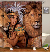 Bathroom Decor 3D Print Customized Animal Beast Waterproof  Curtains Bathroom Decor 3D Print Customized Animal Beast Waterproof  Curtains
