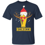 Reinbeer T-Shirt Funny Christmas Gift For Beer Lovers