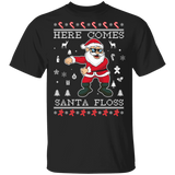 Here Comes Santa Floss Ugly Christmas Sweater