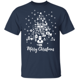 tethoscope Christmas Tree Merry Christmas Nurse Gift Shirt