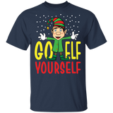 Go Elf Yourself Funny Christmas Holiday Elf T-Shirt