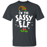 I'm The Sassy Elf Matching Family Group Christmas T Shirt