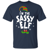 I'm The Sassy Elf Matching Family Group Christmas T Shirt