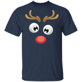 Matching Family Christmas Reindeer Face Shirt