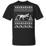 Love Jurasic Dino Ugly Christmas Sweater T-Shirt