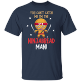 Ninjabread Man Funny Christmas Gingerbread man T-Shirt