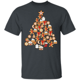 Gingerbread Man Christmas Tree Gingerbread Decor T-shirt