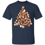 Gingerbread Man Christmas Tree Gingerbread Decor T-shirt