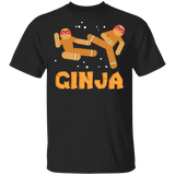 Ginja Gingerbread Man Ninja Funny Christmas T-shirt