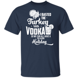 Funny Thanksgiving Basted Turkey with Vodka Shirts