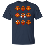 Turkey Emojis Thanksgiving T-shirt