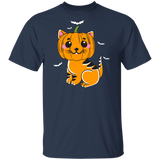 Pumpkin Cat T-shirts Funny Pumpkin Halloween Shirts